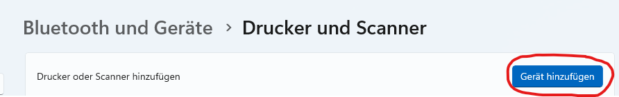 Drucker hinzfügen