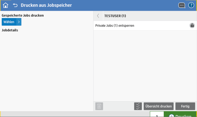 Job entsperren